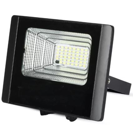 LED Prigušivi solarni reflektor LED/12W/3,2V 6000K IP65 5000 mAh + daljinski upravljač