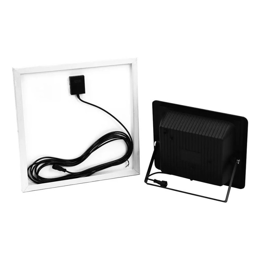 LED Prigušivi solarni reflektor LED/20W/6,4V 4000K IP65 10000 mAh + daljinski upravljač
