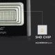 LED Prigušivi solarni reflektor LED/20W/6V 6000K IP65 + daljinski upravljač