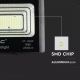 LED Prigušivi solarni reflektor LED/35W/10V 4000K IP65 + daljinski upravljač