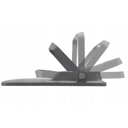 LED solarni reflektor s prigušivanjem LED/50W/3,2V 5000K 6000 mAh IP65 crni + daljinski upravljač