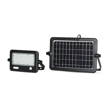 LED Prigušivi solarni reflektor sa senzorom LED/10W/3,7V 4000K IP65 + USB priključak