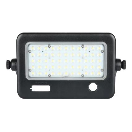 LED Prigušivi solarni reflektor sa senzorom LED/10W/3,7V 4000K IP65 + USB priključak