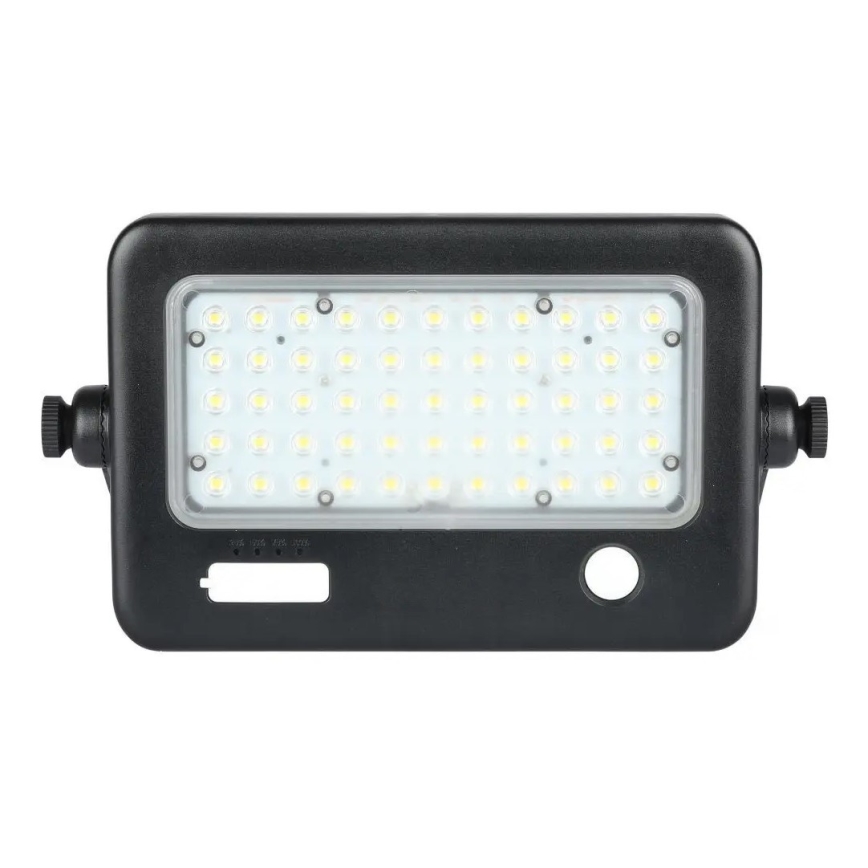 LED Prigušivi solarni reflektor sa senzorom LED/10W/3,7V 4000K IP65 + USB priključak