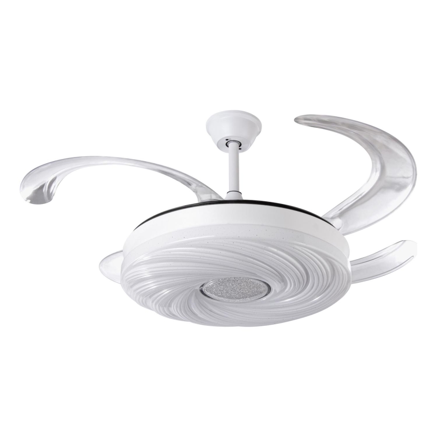 LED Prigušivi stropni ventilator LED/60W/230V 3000-6000K pr. 50 cm bijela + daljinski upravljač