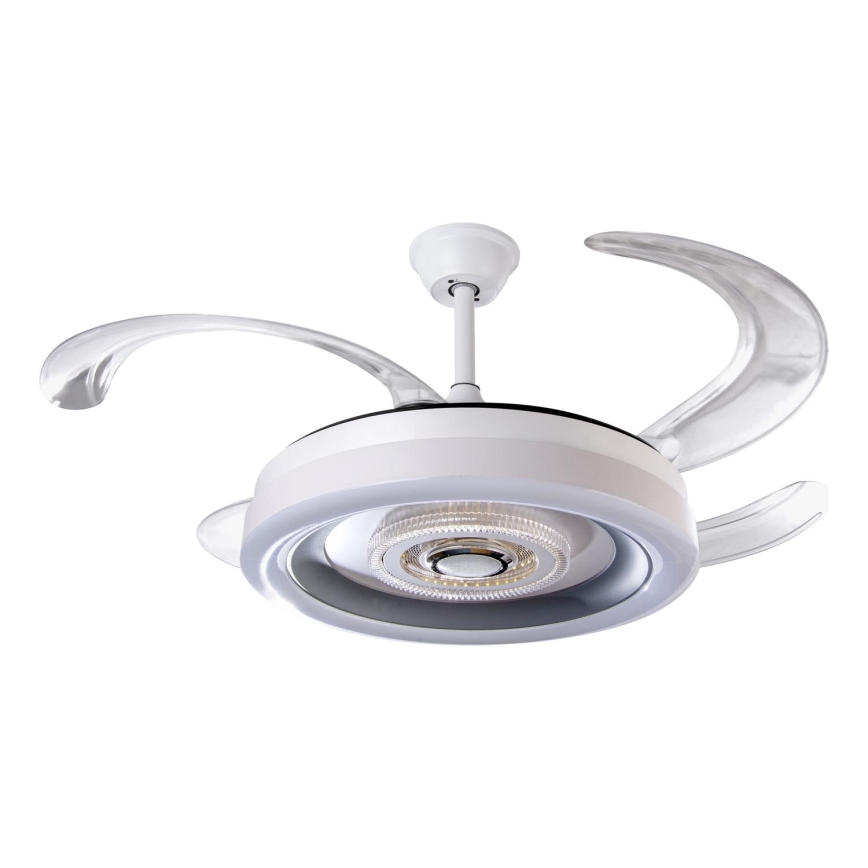 LED Prigušivi stropni ventilator LED/60W/230V 3000-6000K pr. 50 cm bijela + daljinski upravljač