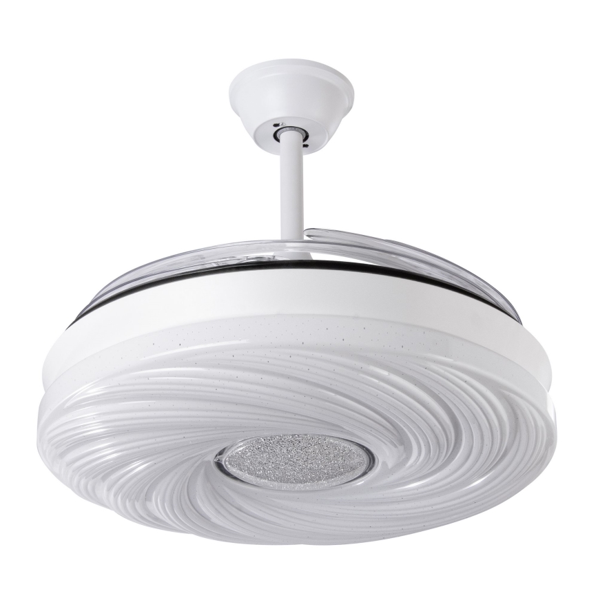 LED Prigušivi stropni ventilator LED/60W/230V 3000-6000K pr. 50 cm bijela + daljinski upravljač