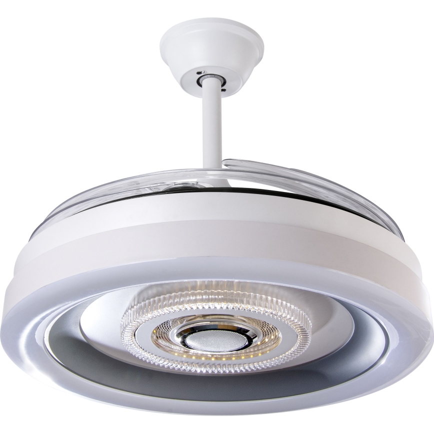LED Prigušivi stropni ventilator LED/60W/230V 3000-6000K pr. 50 cm bijela + daljinski upravljač