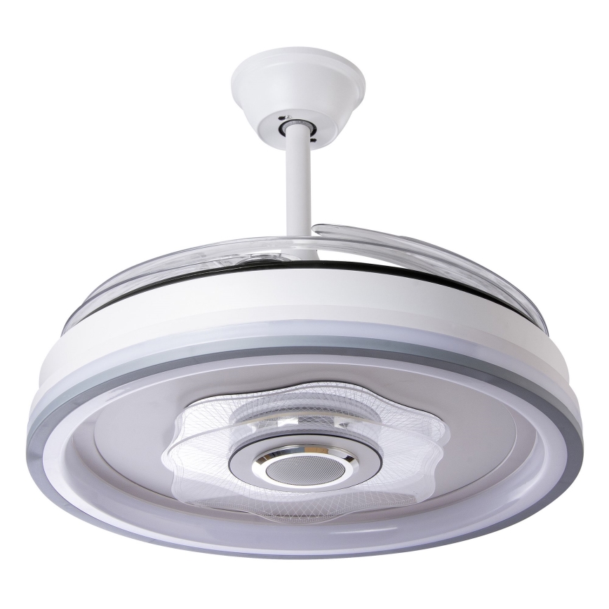 LED Prigušivi stropni ventilator LED/70W/230V 3000-6000K pr. 50 cm bijela + daljinski upravljač