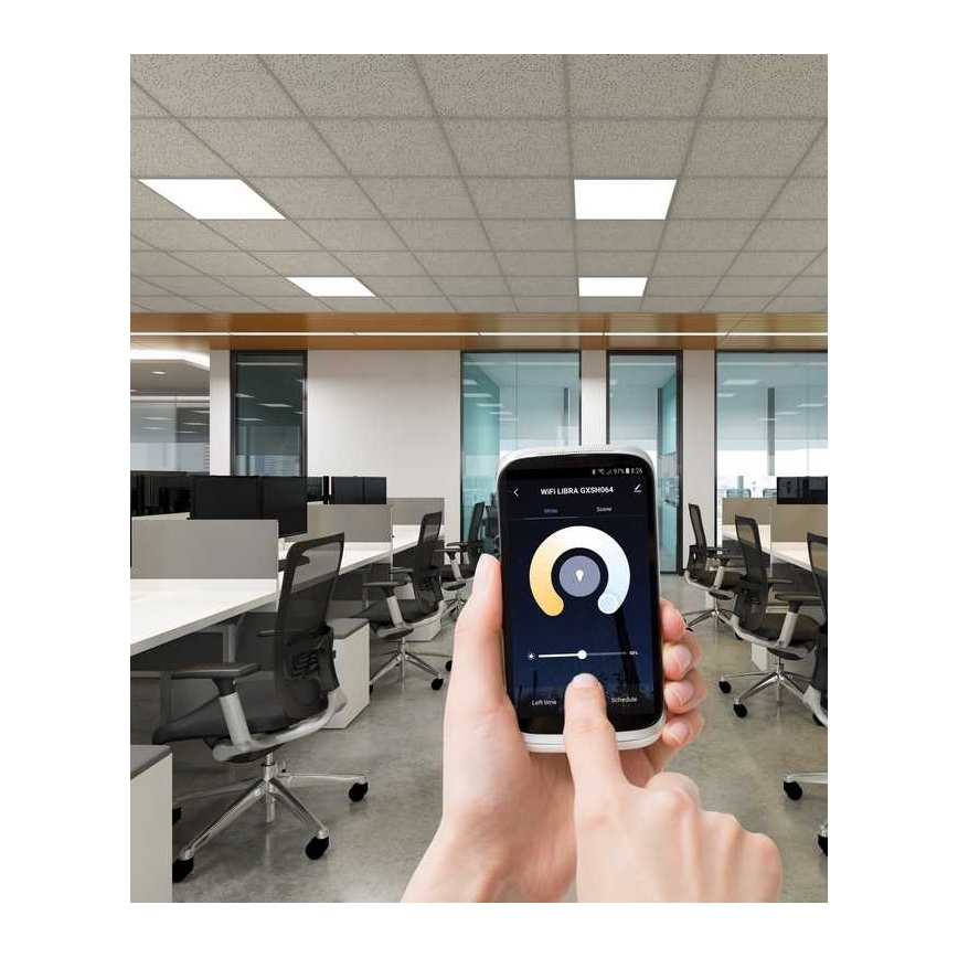 LED Prigušivi ugradbeni panel LIBRA LED/40W/230V 2900-6000K Wi-Fi Tuya