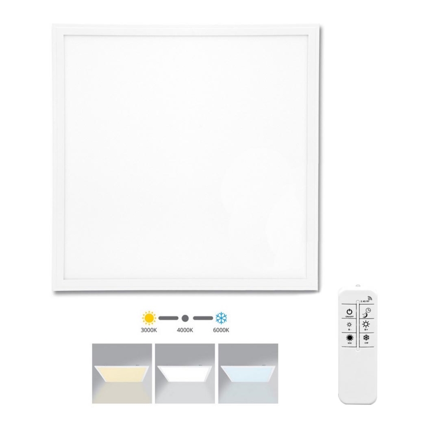 LED Prigušivi ugradbeni panel ZEUS LED/40W/230V 3000-6000K + daljinski upravljač