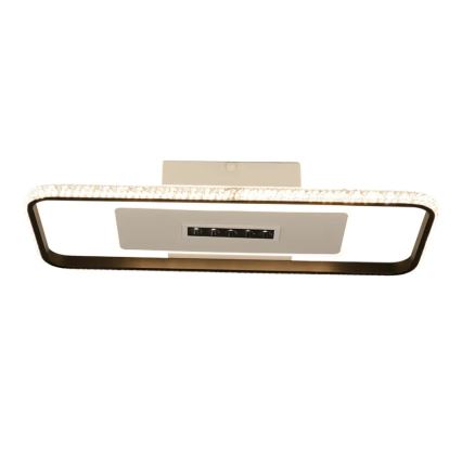 LED Dimmabilno stropno svjetlo LED/75W/230V 3000-6500K bijela/crna + daljinski upravljač