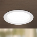 LED prigušivo kupaonsko ugradno svjetlo OFFICE LED/25W/230V 3000/4000/6000K Ø 17 cm UGR<19 IP44 bijela