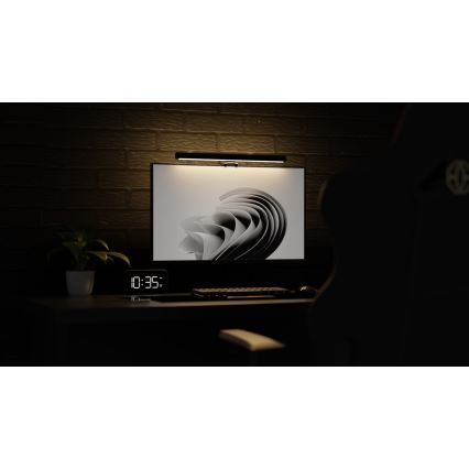 LED Prigušivo osvjetljenje za monitor LEVANO LED/5W/5V 3000-6000K crna