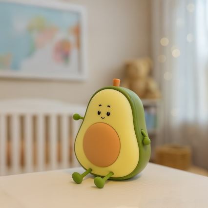 LED prigušivo punjivo dodirno dječje noćno svjetlo AVOCADO LED/1W/5V 1200 mAh
