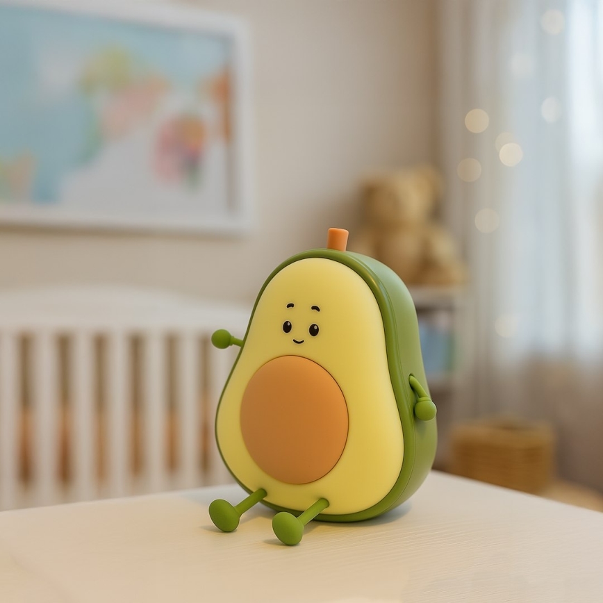 LED prigušivo punjivo dodirno dječje noćno svjetlo AVOCADO LED/1W/5V 1200 mAh
