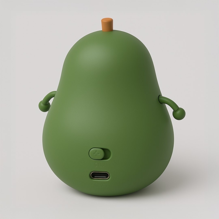 LED prigušivo punjivo dodirno dječje noćno svjetlo AVOCADO LED/1W/5V 1200 mAh