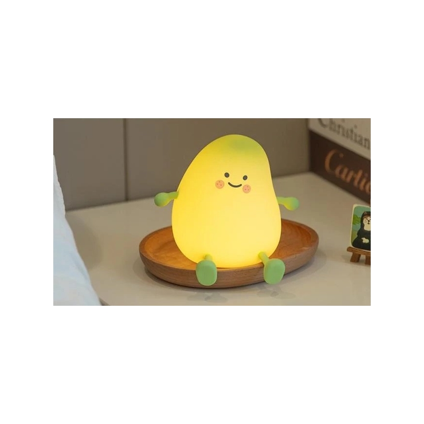 LED prigušivo punjivo dječje noćno svjetlo LED/1W/5V 3000K 800 mAh mango