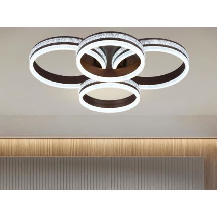 LED prigušivo stropni luster LED/150W/230V 3000-6500K + daljinski upravljač