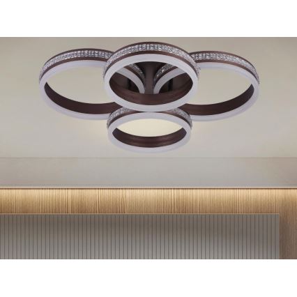 LED prigušivo stropni luster LED/150W/230V 3000-6500K + daljinski upravljač