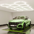 LED Prigušivo stropno svjetlo HEXAGON LED/570W/85-265V 5000K 522x298 cm CRI 90 IP54 bijela