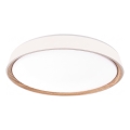 LED Prigušivo stropno svjetlo ILVI LED/30W/230V 2700-6500K promjer 40 cm bijela/bež + daljinski upravljač