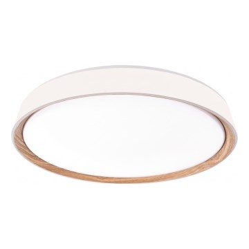 LED Prigušivo stropno svjetlo ILVI LED/30W/230V 2700-6500K promjer 40 cm bijela/bež + daljinski upravljač