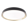 LED prigušivo stropno svjetlo ILVI LED/30W/230V 2700-6500K Ø 40 cm crna/mesing + daljinski upravljač