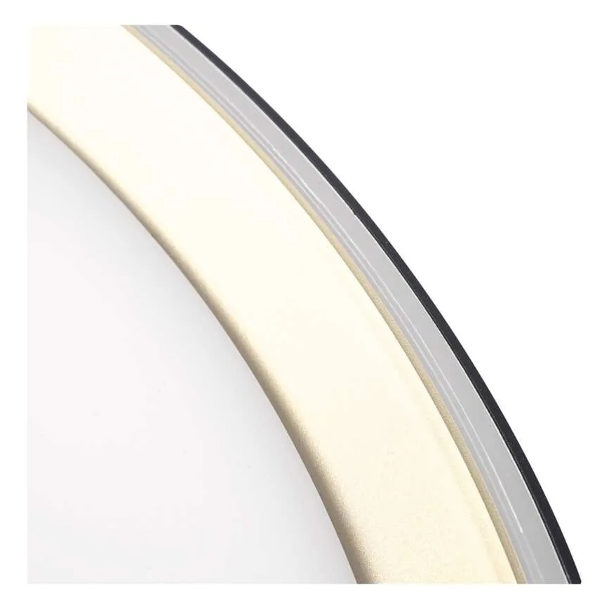 LED prigušivo stropno svjetlo ILVI LED/30W/230V 2700-6500K Ø 40 cm crna/mesing + daljinski upravljač
