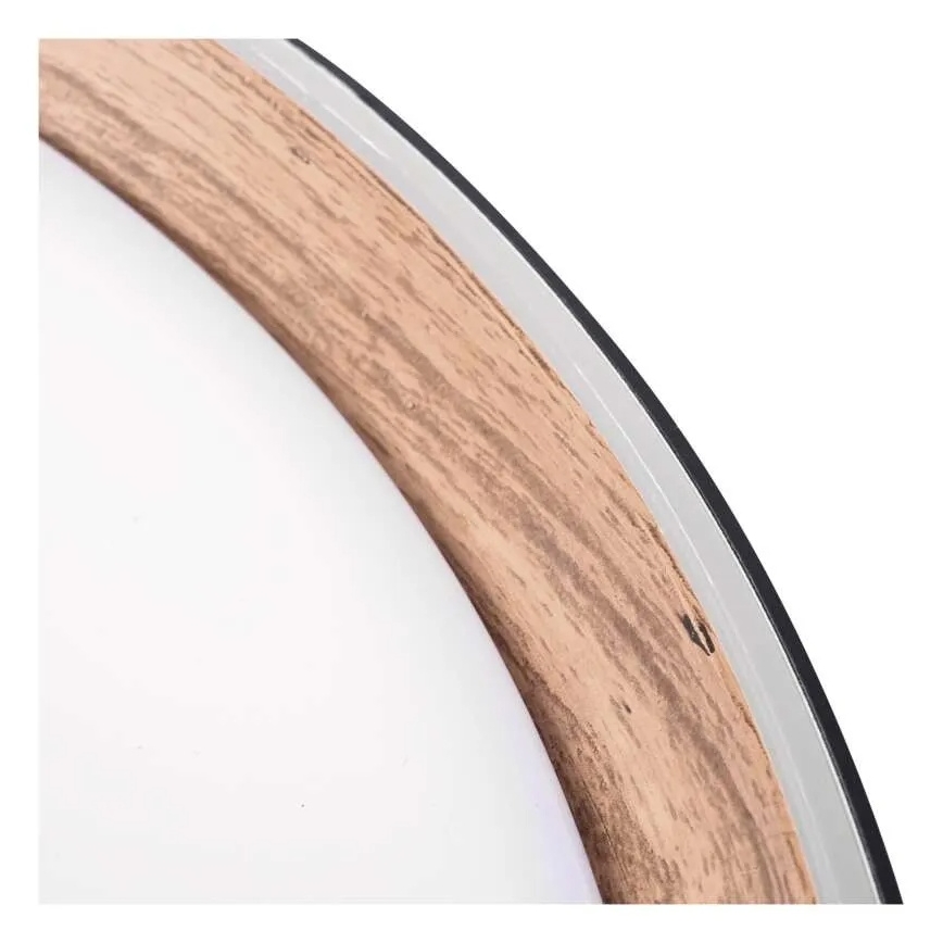 LED prigušivo stropno svjetlo ILVI LED/45W/230V 2700-6500K Ø 50 cm crno/bež + daljinski upravljač