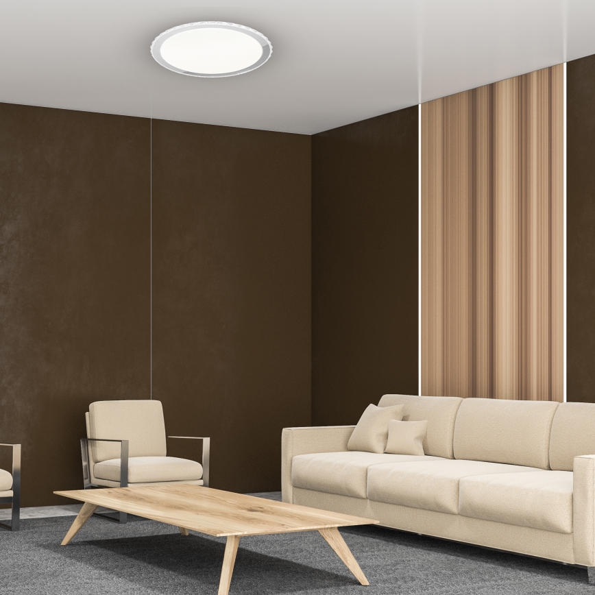 LED prigušivo stropno svjetlo LAYLA s daljinskim upravljačem LED/66W/230V