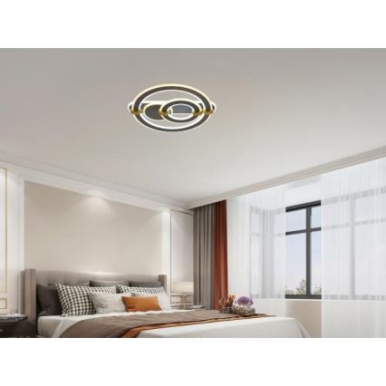 LED Prigušivo stropno svjetlo LED/120W/230V 3000-6500K + daljinski upravljač