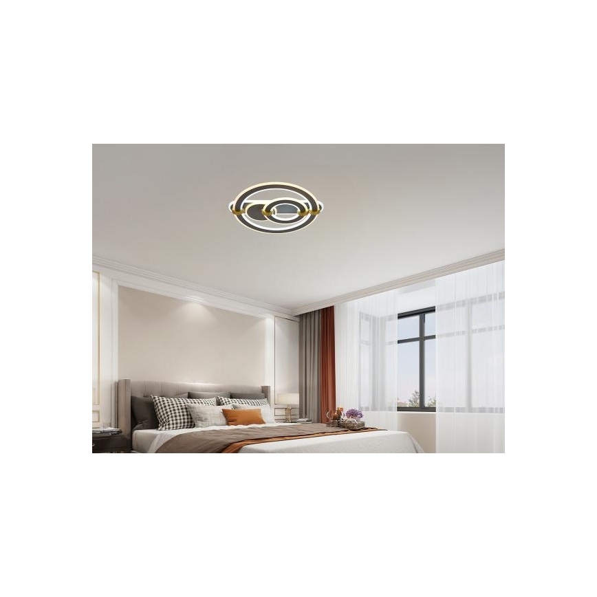 LED Prigušivo stropno svjetlo LED/120W/230V 3000-6500K + daljinski upravljač