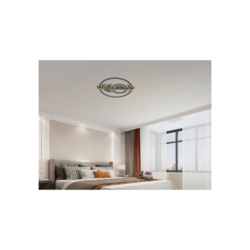 LED Prigušivo stropno svjetlo LED/120W/230V 3000-6500K + daljinski upravljač