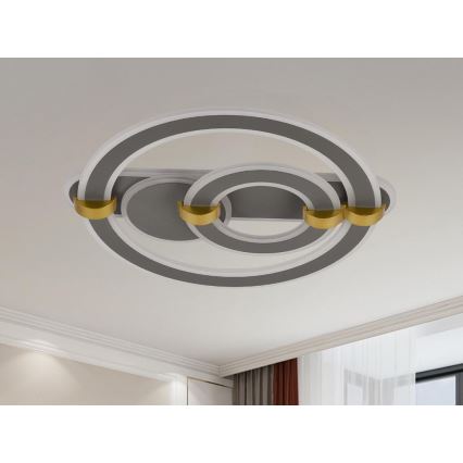 LED Prigušivo stropno svjetlo LED/120W/230V 3000-6500K + daljinski upravljač