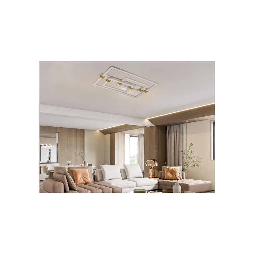LED Prigušivo stropno svjetlo LED/280W/230V 3000-6500K + daljinski upravljač