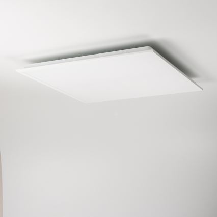 LED prigušivo stropno svjetlo LED/35W/230V 2700-6500K 62x62 cm bijela + daljinsko upravljanje