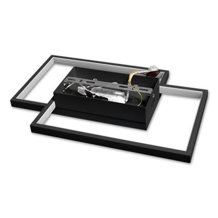 Prigušivo stropno LED svjetlo LED/45W/230V 3000-6500K crna + daljinski upravljač