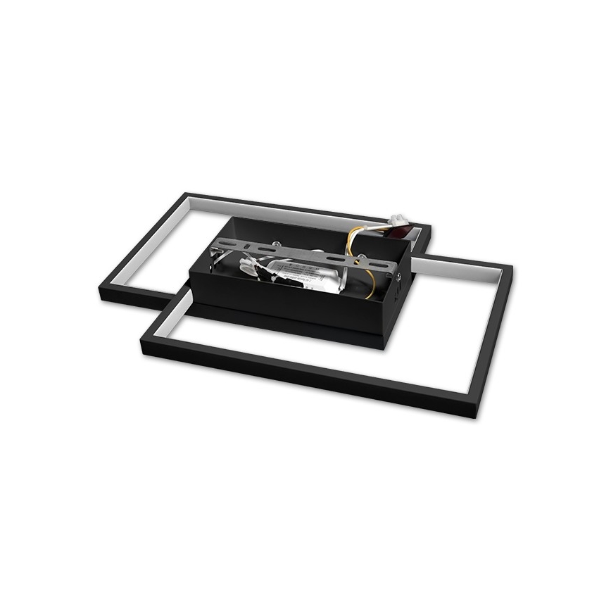 Prigušivo stropno LED svjetlo LED/45W/230V 3000-6500K crna + daljinski upravljač