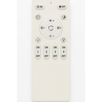 Prigušivo stropno LED svjetlo LED/45W/230V 3000-6500K crna + daljinski upravljač