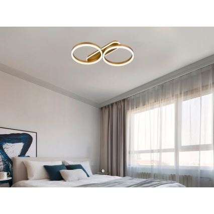 LED prigušivo stropno svjetlo LED/60W/230V 3000-6500K + daljinski upravljač