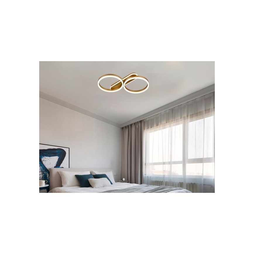 LED prigušivo stropno svjetlo LED/60W/230V 3000-6500K + daljinski upravljač