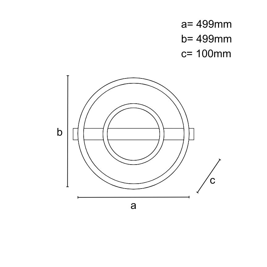 LED prigušivo stropno svjetlo LED/60W/230V 3000-6500K + daljinski upravljač