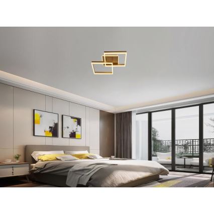 LED Prigušivo stropno svjetlo LED/80W/230V 3000-6500K + daljinski upravljač