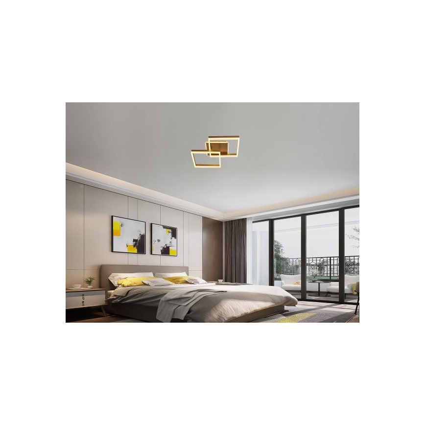 LED Prigušivo stropno svjetlo LED/80W/230V 3000-6500K + daljinski upravljač