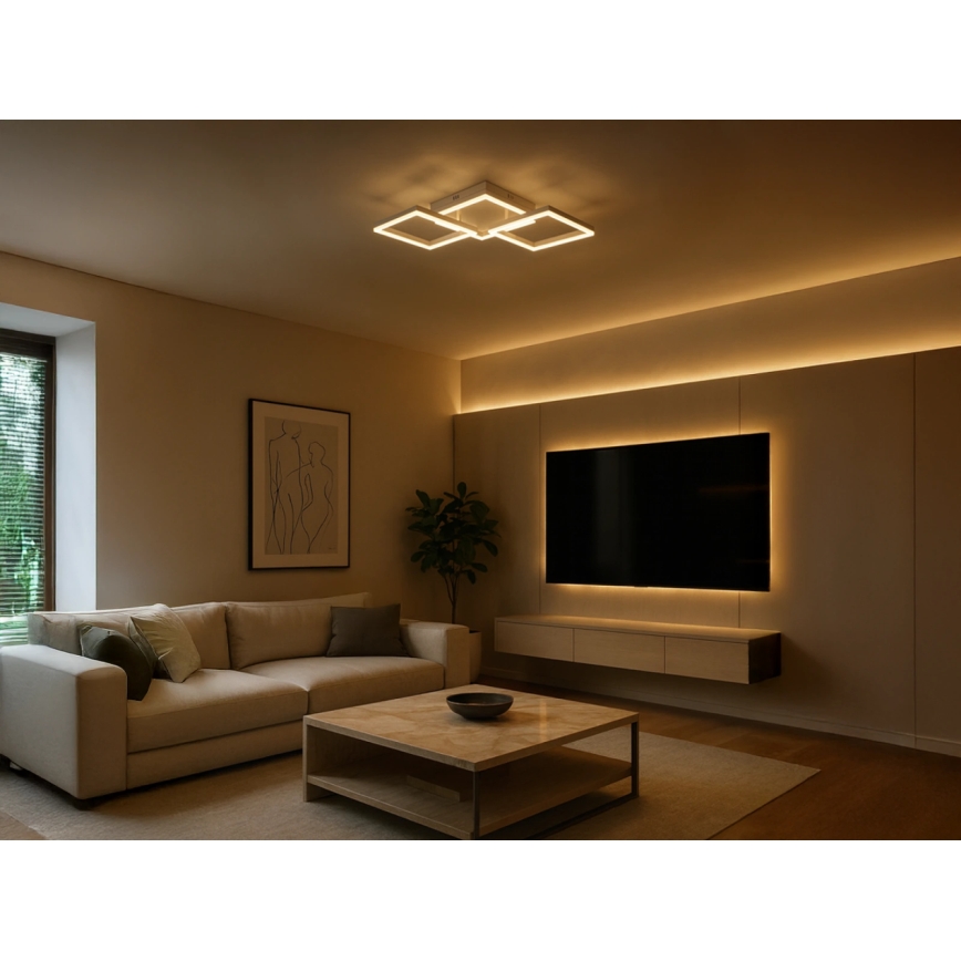 LED prigušivo stropno svjetlo LED/85W/230V 3000-6500K + daljinski upravljač