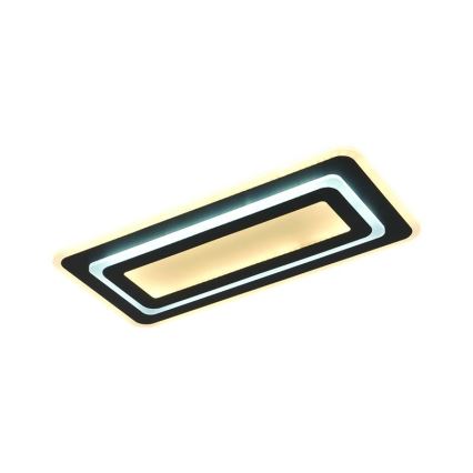 LED Zatemnjiva stropna svjetiljka LED/85W/230V 3000-6500K crna + daljinski upravljač