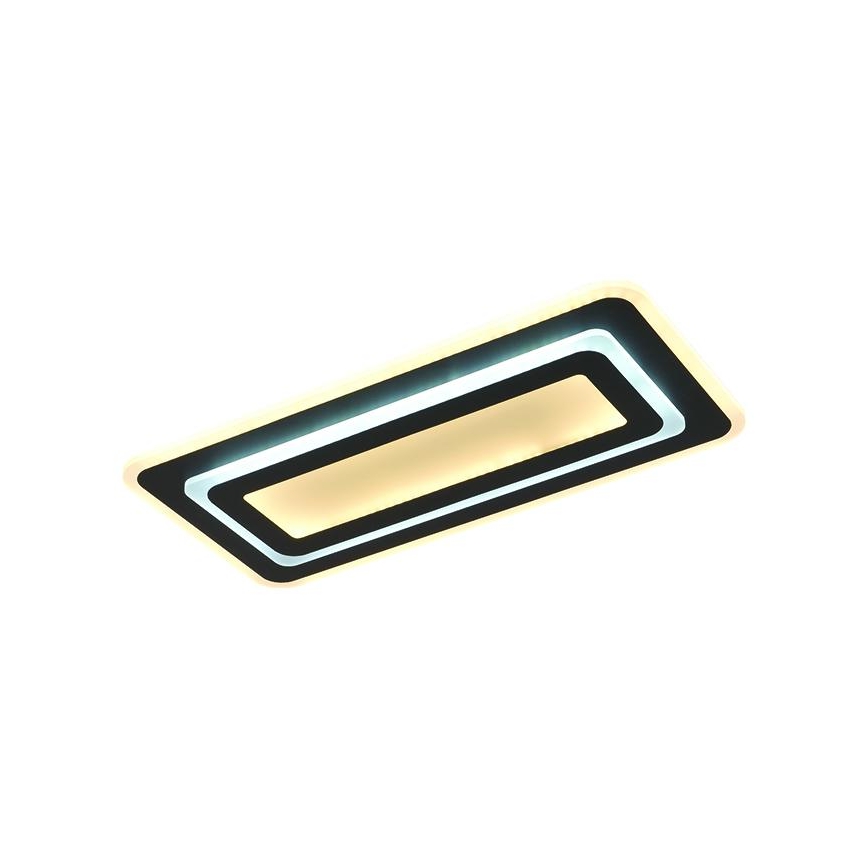 LED Zatemnjiva stropna svjetiljka LED/85W/230V 3000-6500K crna + daljinski upravljač