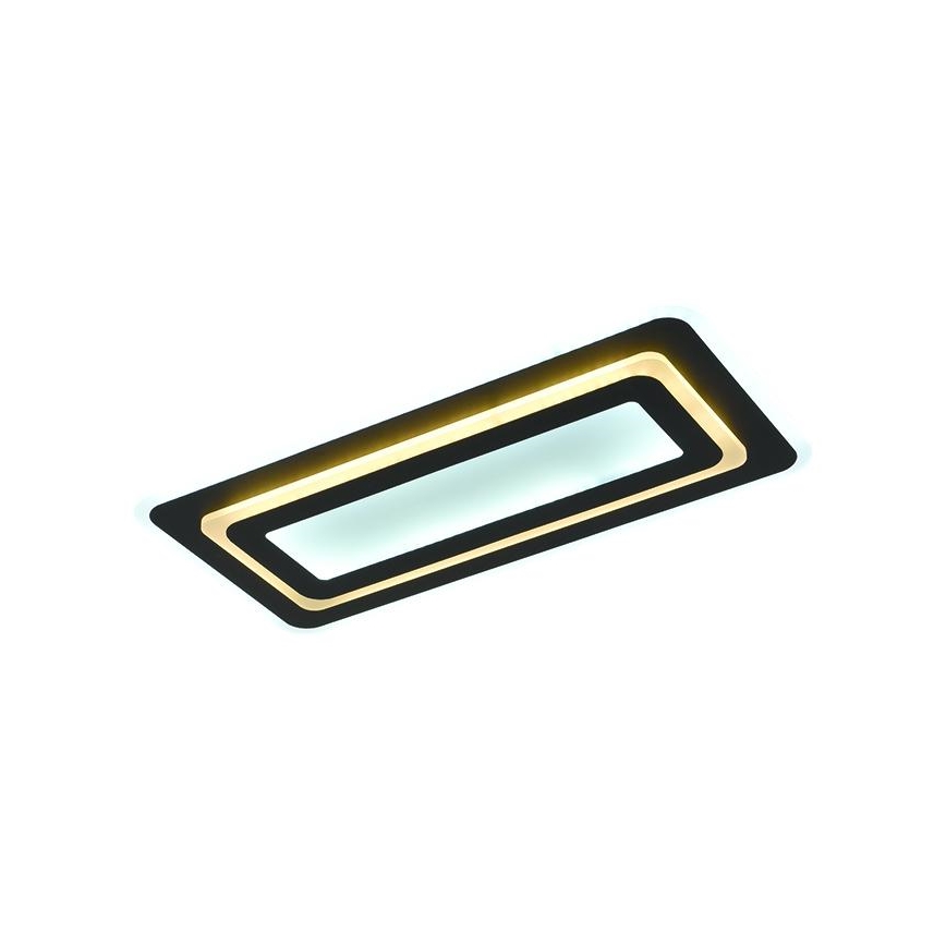 LED Zatemnjiva stropna svjetiljka LED/85W/230V 3000-6500K crna + daljinski upravljač