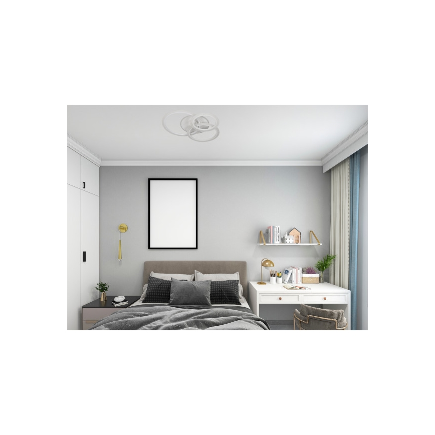 LED prigušivo stropno svjetlo LED/90W/230V 3000-6500K + daljinski upravljač